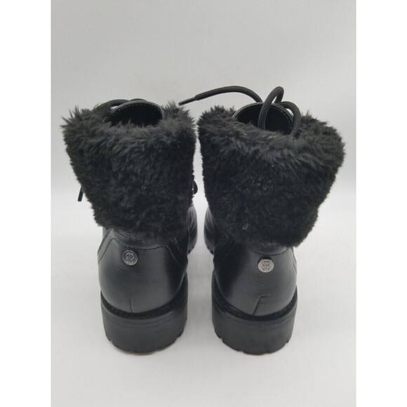 Bandolino Womens Livia Black  Round Toe Lace Up Combat Boots - Picture 5 of 6